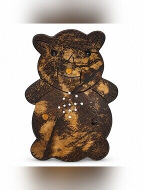 Teddy Bear Handmade Coconut Shell Soap Dish